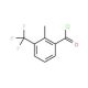 2-Methyl-3-(trifluoromethyl)benzoyl chloride (CAS 261952-07-2) - chemical structure image