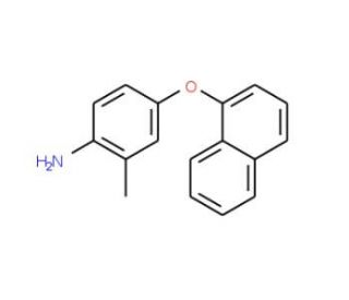 2-Methyl-4-(1-naphthyloxy)aniline - chemical structure image