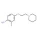 2-Methyl-4-[2-(1-piperidinyl)ethoxy]phenylamine - chemical structure image