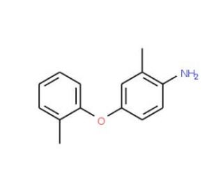 2-Methyl-4-(2-methylphenoxy)aniline - chemical structure image