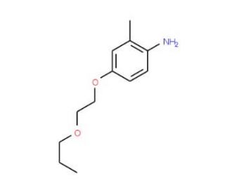 2-Methyl-4-(2-propoxyethoxy)aniline - chemical structure image