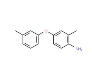 2-Methyl-4-(3-methylphenoxy)aniline - chemical structure image