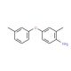 2-Methyl-4-(3-methylphenoxy)aniline - chemical structure image