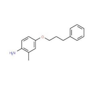 2-Methyl-4-(3-phenylpropoxy)aniline - chemical structure image
