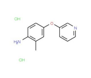 2-Methyl-4-(3-pyridinyloxy)aniline dihydrochloride - chemical structure image