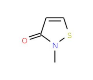 2-Methyl-4-isothiazolin-3-one (CAS 2682-20-4) - chemical structure image