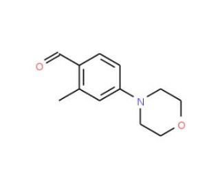 2-Methyl-4-morpholin-4-yl-benzaldehyde (CAS 736991-00-7) - chemical structure image
