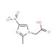 (2-Methyl-4-nitro-1H-imidazol-1-yl)acetic acid (CAS 16230-87-8) - chemical structure image