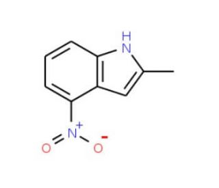 2-Methyl-4-nitro-1H-indole (CAS 3484-10-4) - chemical structure image