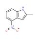 2-Methyl-4-nitro-1H-indole (CAS 3484-10-4) - chemical structure image