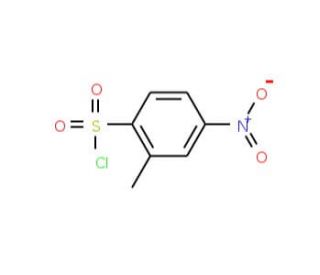 2-methyl-4-nitrobenzenesulfonyl chloride (CAS 21320-90-1) - chemical structure image