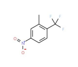 2-Methyl-4-nitrobenzotrifluoride (CAS 1960-52-7) - chemical structure image