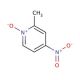 2-Methyl-4-nitropyridine N-Oxide (CAS 5470-66-6) - chemical structure image