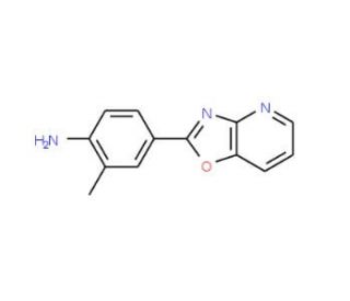 2-Methyl-4-oxazolo[4,5-b]pyridin-2-yl-phenylamine - chemical structure image