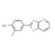 2-Methyl-4-oxazolo[4,5-b]pyridin-2-yl-phenylamine - chemical structure image