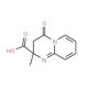 2-Methyl-4-oxo-3,4-dihydro-2H-pyrido[1,2-a]-pyrimidine-2-carboxylic acid - chemical structure image