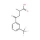 2-Methyl-4-oxo-4-[3-(trifluoromethyl)phenyl]butanoic acid (CAS 66549-17-5) - chemical structure image