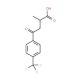 2-Methyl-4-oxo-4-[4-(trifluoromethyl)phenyl]butanoic acid (CAS 75380-98-2) - chemical structure image