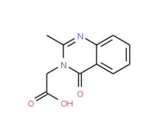 (2-Methyl-4-oxo-4H-quinazolin-3-yl)-acetic acid - chemical structure image