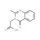 (2-Methyl-4-oxo-4H-quinazolin-3-yl)-acetic acid - chemical structure image