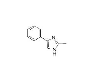 2-methyl-4-phenyl-1H-imidazole (CAS 13739-48-5) - chemical structure image