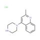 2-Methyl-4-(piperazin-1-yl)quinoline hydrochloride (CAS 1051369-30-2) - chemical structure image
