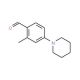 2-Methyl-4-piperidin-1-yl-benzaldehyde (CAS 103893-37-4) - chemical structure image