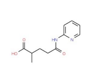 2-Methyl-4-(pyridin-2-ylcarbamoyl)-butyric acid - chemical structure image