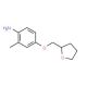 2-Methyl-4-(tetrahydro-2-furanylmethoxy)aniline - chemical structure image