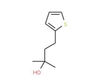 2-Methyl-4-(thiophen-2-yl)butan-2-ol - chemical structure image