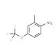 2-Methyl-4-(trifluoromethoxy)aniline (CAS 86256-59-9) - chemical structure image