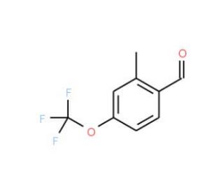 2-Methyl-4-(trifluoromethoxy)benzaldehyde (CAS 886763-07-1) - chemical structure image