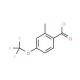 2-Methyl-4-(trifluoromethoxy)benzoyl chloride (CAS 261951-93-3) - chemical structure image