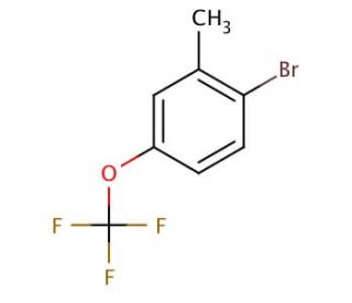 2-Methyl-4-(trifluoromethoxy)bromobenzene (CAS 261951-96-6) - chemical structure image