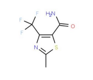 2-Methyl-4-trifluoromethyl-1,3-thiazole-5-carboxamide - chemical structure image