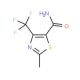 2-Methyl-4-trifluoromethyl-1,3-thiazole-5-carboxamide - chemical structure image