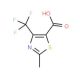 2-Methyl-4-(trifluoromethyl)-1,3-thiazole-5-carboxylic acid (CAS 117724-63-7) - chemical structure image