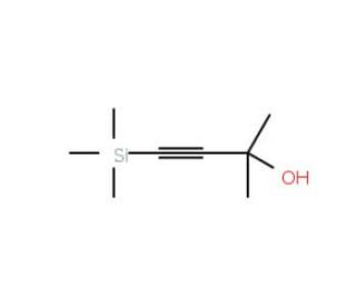2-Methyl-4-trimethylsilyl-3-butyn-2-ol (CAS 5272-33-3) - chemical structure image