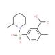 2-methyl-5-[(2-methylpiperidin-1-yl)sulfonyl]benzoic acid - chemical structure image