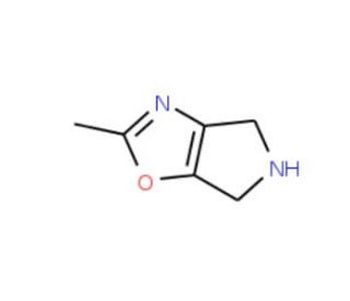 2-Methyl-5,6-dihydro-4H-pyrrolo[3,4-d]oxazole (CAS 885273-92-7) - chemical structure image