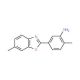 2-Methyl-5-(6-methyl-benzooxazol-2-yl)-phenylamine - chemical structure image