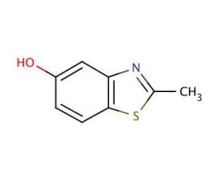 2-Methyl-5-benzothiazolol (CAS 68867-14-1) - chemical structure image