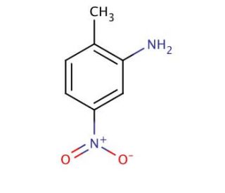 2-Methyl-5-nitroaniline (CAS 99-55-8) - chemical structure image