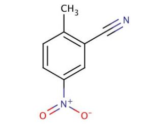2-Methyl-5-nitrobenzonitrile (CAS 939-83-3) - chemical structure image
