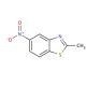 2-Methyl-5-nitrobenzothiazole (CAS 2941-66-4) - chemical structure image