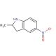 2-Methyl-5-nitroindoline (CAS 115210-54-3) - chemical structure image
