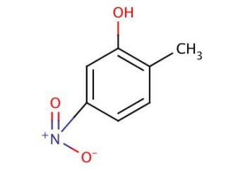 2-Methyl-5-nitrophenol (CAS 5428-54-6) - chemical structure image