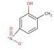 2-Methyl-5-nitrophenol (CAS 5428-54-6) - chemical structure image