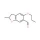 2-methyl-5-propoxy-2,3-dihydro-1-benzofuran-6-carbaldehyde - chemical structure image