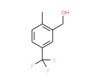 2-Methyl-5-(trifluoromethyl)benzyl alcohol (CAS 261952-13-0) - chemical structure image